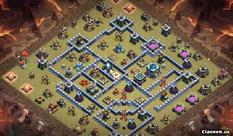 [town Hall 13] Th13 War Trophy Base 574b6a6a [with Link] [10 2023] Trophy Base Clash Of