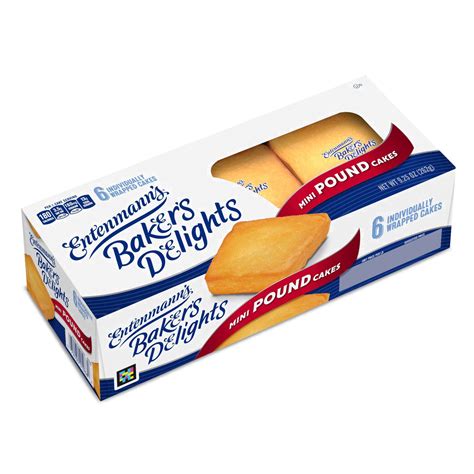 Entenmann S Baker S Delights Butter Mini Pound Cakes 6 Packs 9 25 Oz