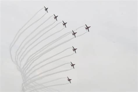 Breathtaking Show By IAF With Surya Kiran Aerobatic Team Displaying ...