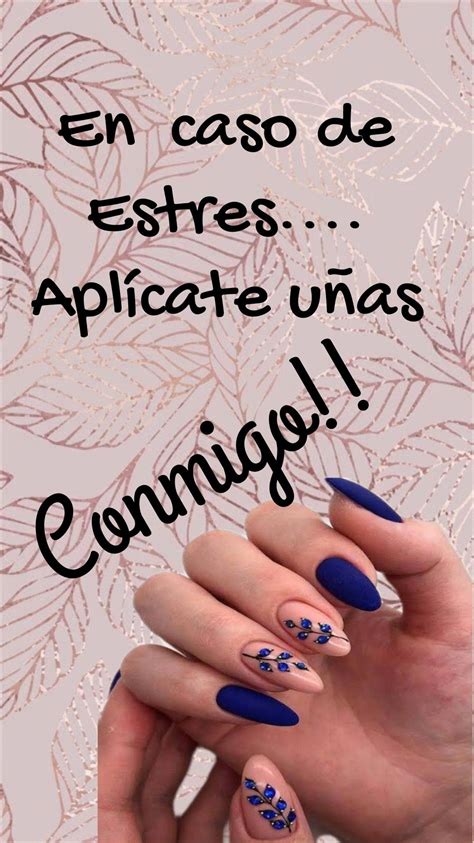 En caso de Estres Uñas Acrilicas Manicurista memes uñas Uñas de