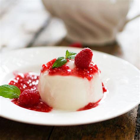 Recette Panna Cotta Aux Framboises Facile Rapide