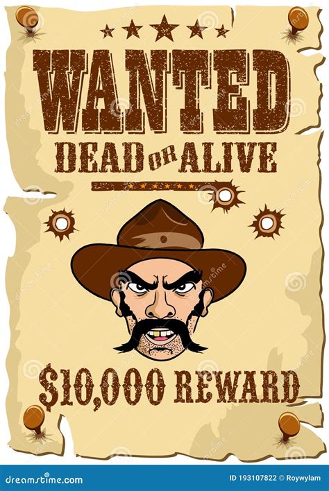 wild west poster template