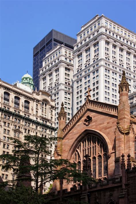 New York Manhattan Skyline America Building Exterior Architecture