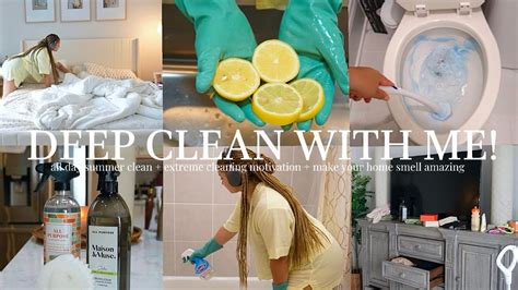 DEEP CLEAN MY HOUSE WITH ME Extreme Cleaning Motivation All Day