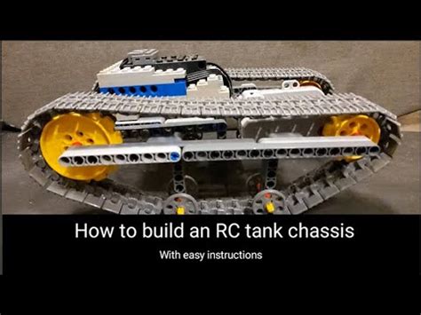 Lego Technic Rc Chassis Instructions Youtube