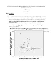 Homework Correlation Spring Docx Association Between Variables