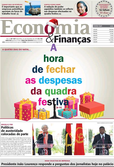 Capa Economia Finan As De