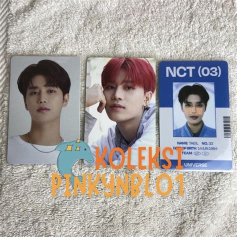 Jual Ready Stock Pc Id Card Official Universe Taeil Nct Shopee