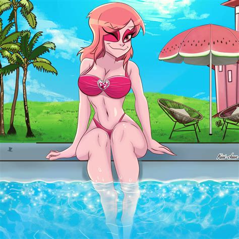 Rule 34 - 1girls 2d (artwork) bikini breasts cartoon network chan kiui
