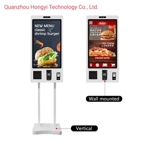 Totem Fast Food 21 5 24 32 Inch Touch Screen POS Self Checkout Machine