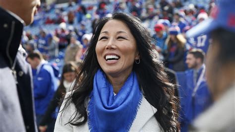 Kim Pegula makes first public appearance at Bills training camp