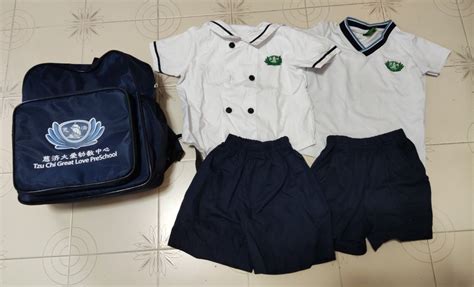 Tzu chi preschool bag and uniform, Babies & Kids, Babies & Kids Fashion ...