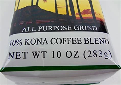 Hawaiian Isles Kona Coffee Ground Vanilla Macadamia Oz Bag Decaf