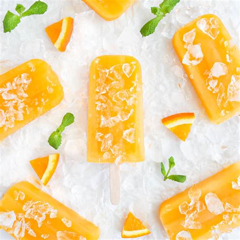 Orange Popsicles - Planted in the Kitchen