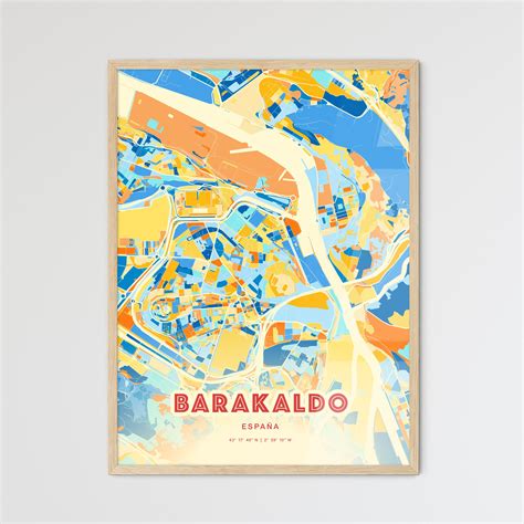 Colorful BARAKALDO SPAIN Fine Art Print by HEBSTREIT