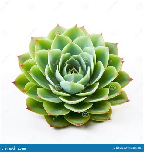 Vibrant Green Succulent Sharp Colors Organic Forms Softbox Lighting