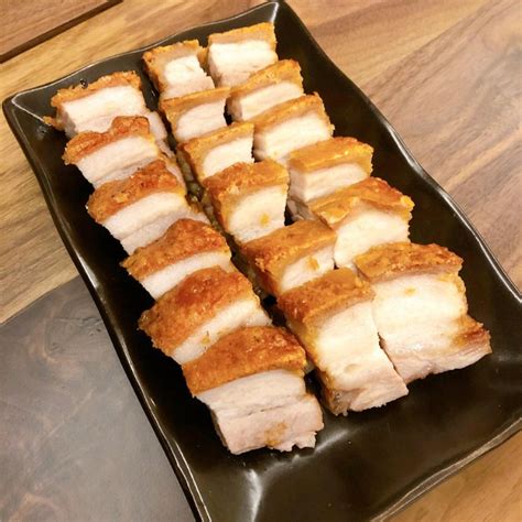 Crispy Roast Pork Belly Lechon Macau Or Lechon Kawali Fish N Chix