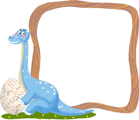 Dinosaurio Marco Twibbon Borde Dibujos Animados Lindo Avatar Marco Png