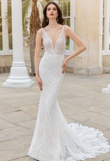 Try On The Enzoani Silvia Gown In Los Angeles Ca Karoza Bridal