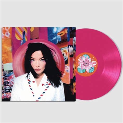 Bjork Post Limited Edition Cerise Pink Vinyl Lp Rare Limiteds