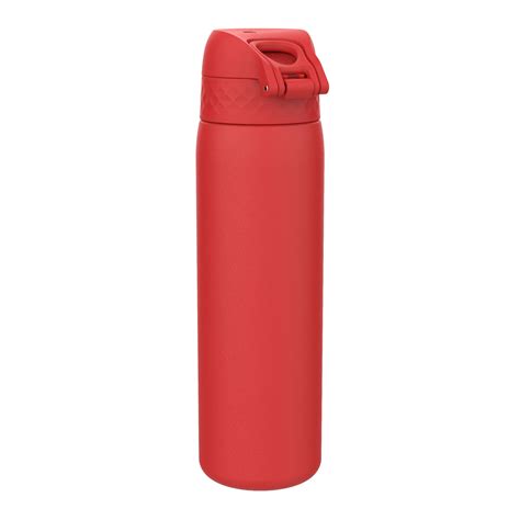 Botella De Agua Slim Acero Inoxidable Ml Rojo Ion Kitchenshop