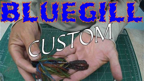 Making A Custom Jig Skirt Bluegill Pattern YouTube