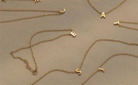 Amazon Fwlisesa Initial Necklaces For Women Dainty Gold Letter