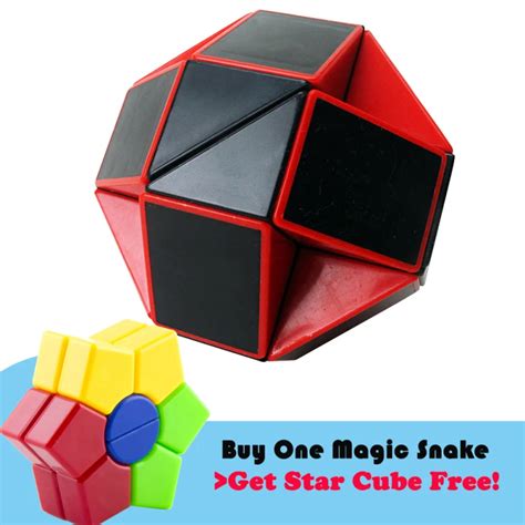 Free David Star Cube! 42cm Professional Magic Snake Speed Magic Cube ...