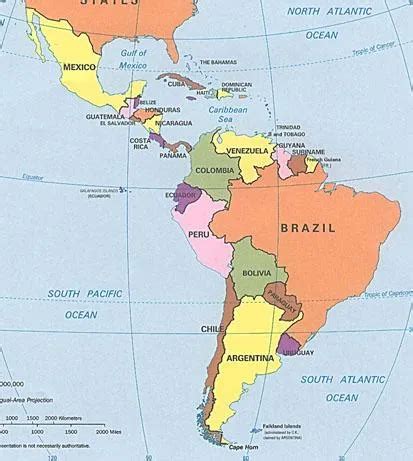 Paises Latinoamericanos Mapa Imagui