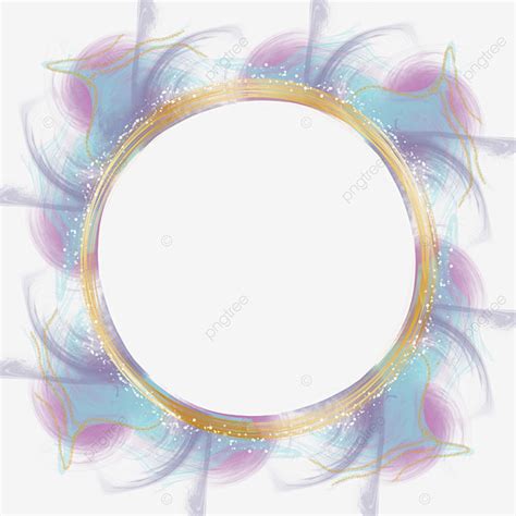 Circle Elements Png Transparent Circle Frame With Colorful Element