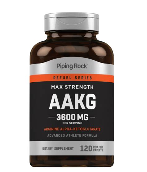 AAKG Arginina Alfa Cetoglutarato 3600mg PipingRock