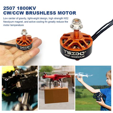 2507 1800kv 3 6s Brushless Motor F4 V3s Flight 40a 60a Esc 50 OFF