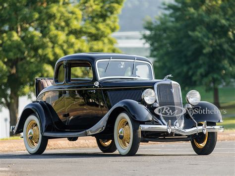 1934 Ford V 8 DeLuxe Five Window Coupe Hershey Recently Completed