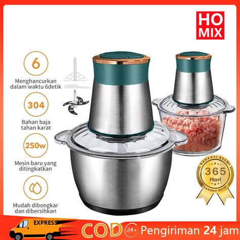 Jual Homix Blender Daging Stainless Steel Food Chopper Stainles Cooking