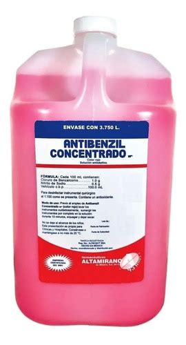 Antibenzil Desinfectante Quirurgico Galon Rojo