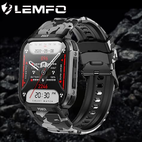 Lemfo New Smart Watch Men Bluetooth Call Fitness Waterproof Sports