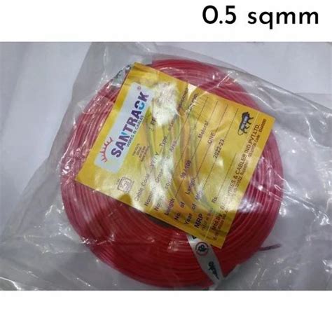 Santrack 0 5 Sqmm PVC House Wire At 1550 Roll In Bengaluru ID