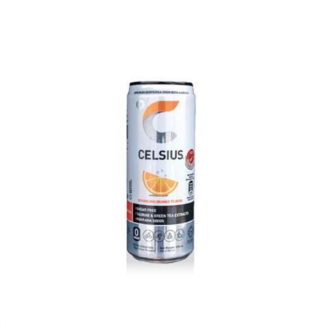 Celsius Energy Drink 1 X 325ml Sparkling Orange Myfitbox