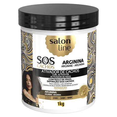 Salon Line Sos Arginina Repara O Ativador Cachos Kg Cabelo