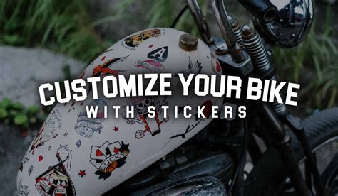 Want to customize and upgrade your bike with custom stickers? Best hack ...