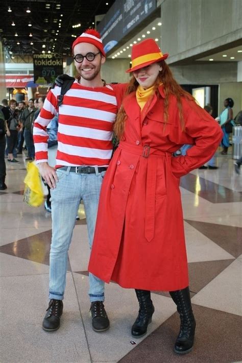 Carmen Sandiego With Waldo Cool Halloween Costumes Couple