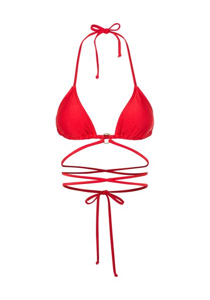 LSCN By LASCANA Triangel Bikini Top Baila Rot Cup A B