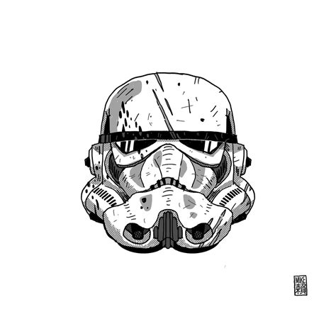 Stormtrooper Helmet Drawing