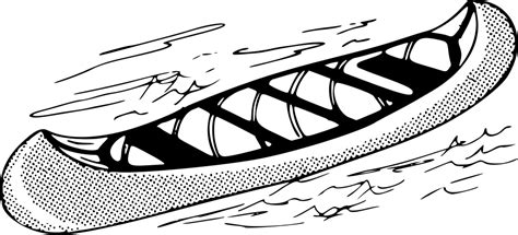 OnlineLabels Clip Art Canoe