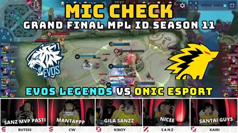 Back To Back Champions Mic Check Onic Vs Evos Grand Final Mpl