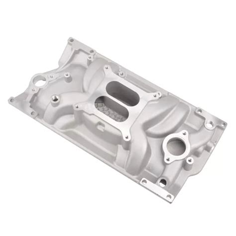 Dual Plane Aluminum Intake Manifold For Sbc Chevy 350 383 50l 57l Vortec 96 Up 15897