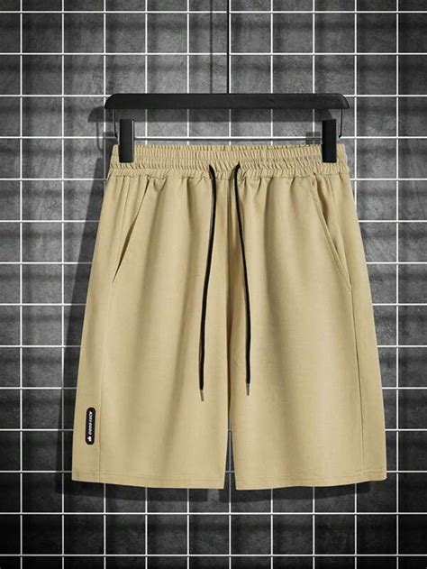 Manfinity Hypemode Men Drawstring Waist Shorts Shein Uk