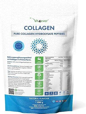 Collagen G Kollagen Hydrolysat Pulver Haut Gelenke Knorpel Rind