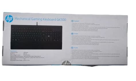 Teclado Gamer Mecanico Hp Gk Rgb Sw Blue Negro Rgb Usb Progaming