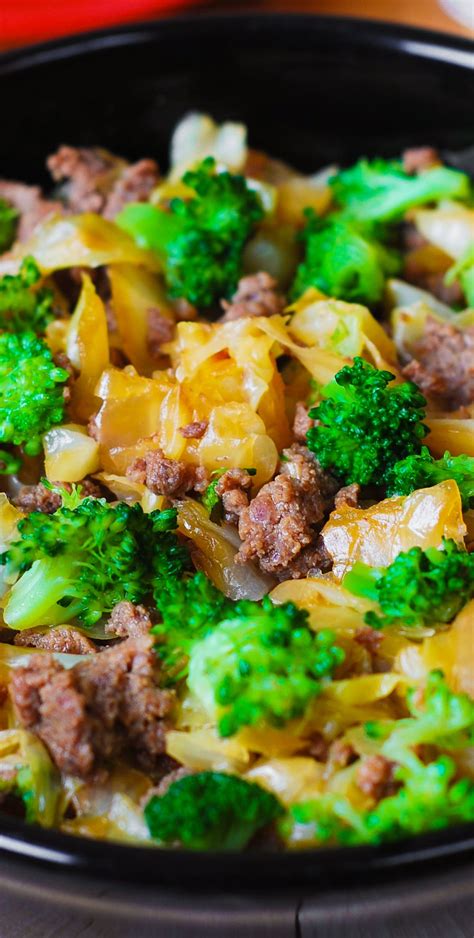 Asian Beef Broccoli And Cabbage Stir Fry So Easy To Make And Healthy Cabbage Cooked Until